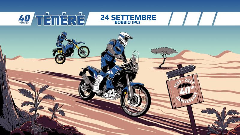 40 anni della Yamaha T&eacute;n&eacute;r&eacute;: non perdetevi la celebrazione a Bobbio!