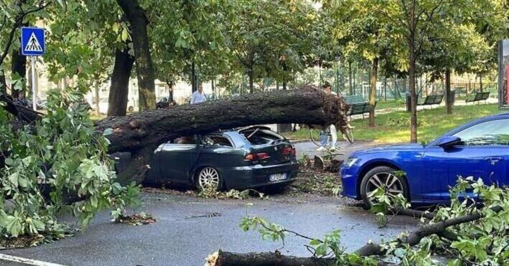 Cos&rsquo;&egrave; l&rsquo;effetto &ldquo;canyon&rdquo; con vento a 118 km/h che ha accartocciato le auto a Milano?