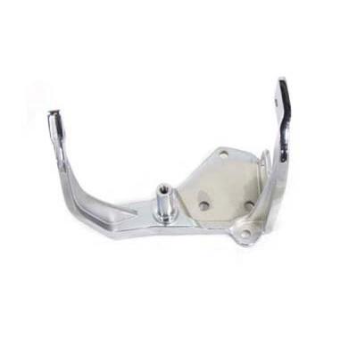 Supporto pedana e pedale freno cromato per Softail 