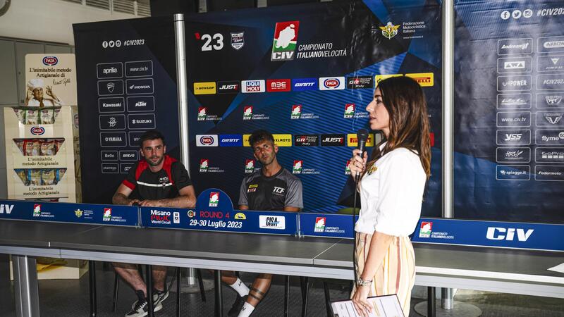 CIV 2023. Misano Racing Night. Luca Salvadori: &quot;Quanto &egrave; veloce questa Misano in notturna!&quot; [L&#039;INTERVISTA]