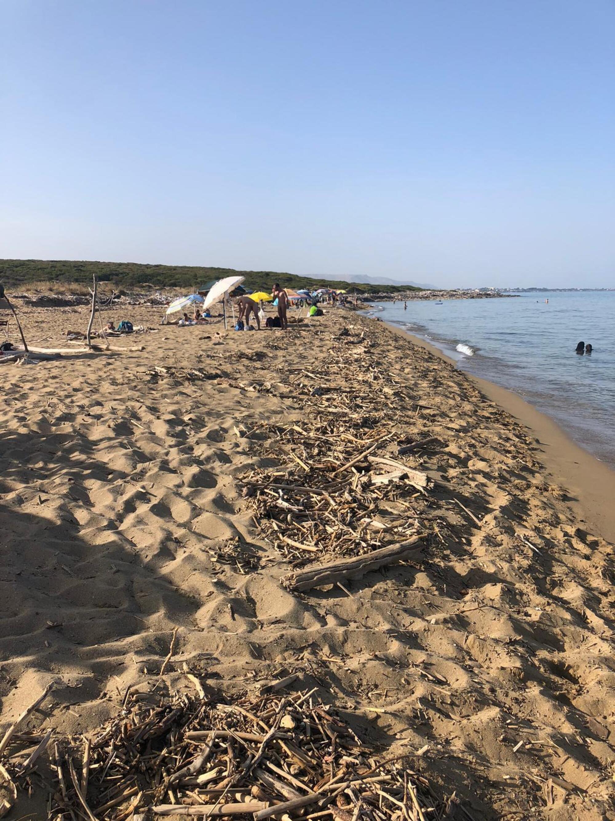 La spiaggia di Riserva Marianelli