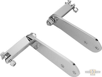Supporti Pedaline riposo cromati Per Dyna dal 1991 