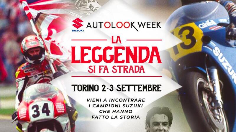 Volete incontrare Schwantz e Uncini? I due campioni saranno ospiti di Suzuki ad Autolook Week Torino