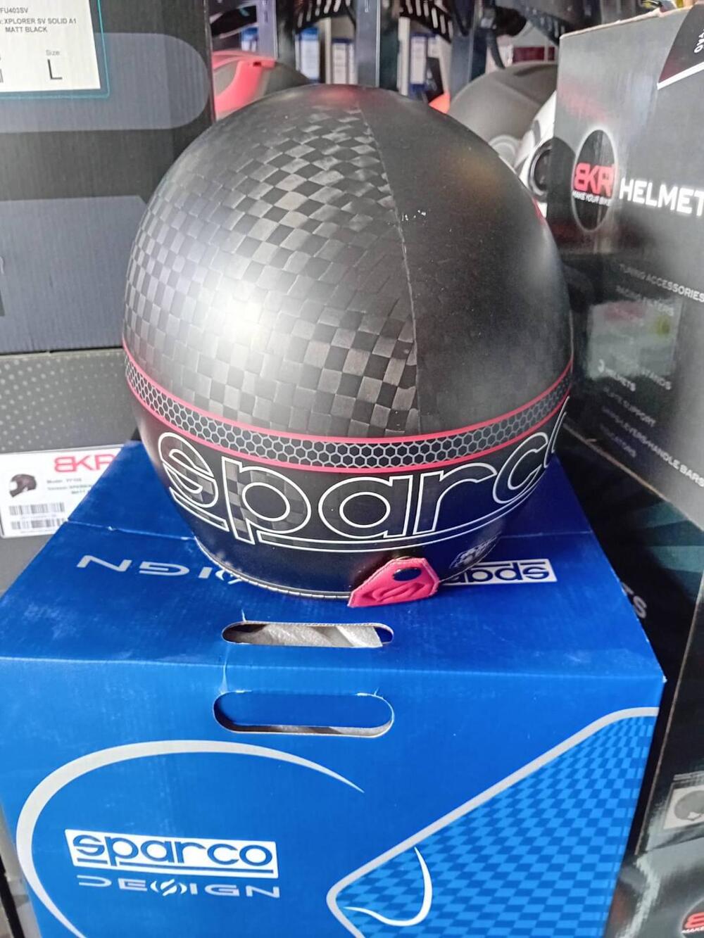 OFFERTA CASCO SPARCO CARBON CAFE RACER Carbon Dream (3)