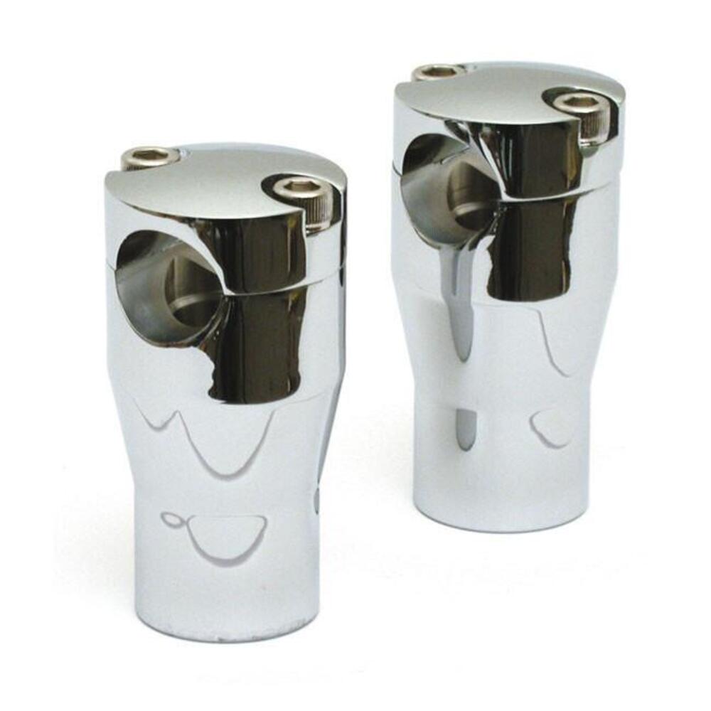 Riser Early Style alti 5’’, cromati, Per manubri d 