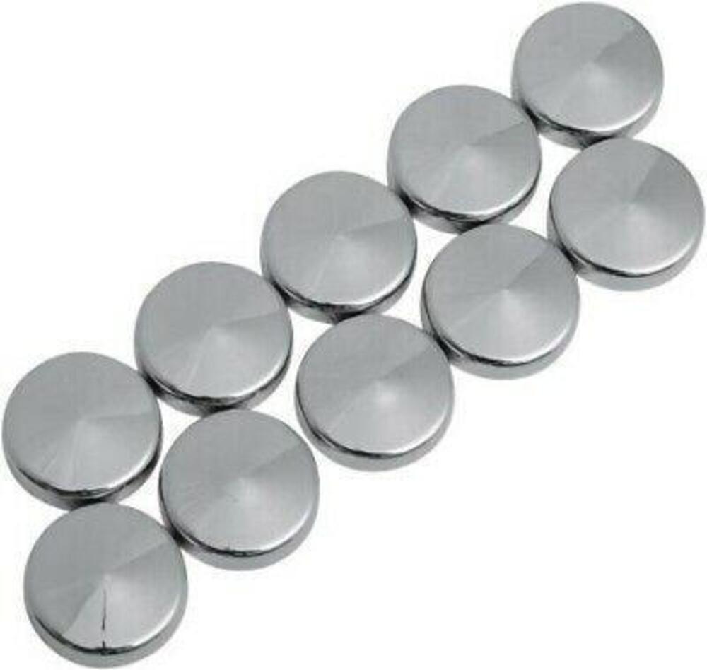 Coperchietti per viti Torx e chiave T20 cromati Mo 