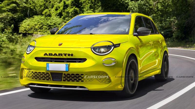 Abarth 600e: elettrica ad alte prestazioni [RENDER]