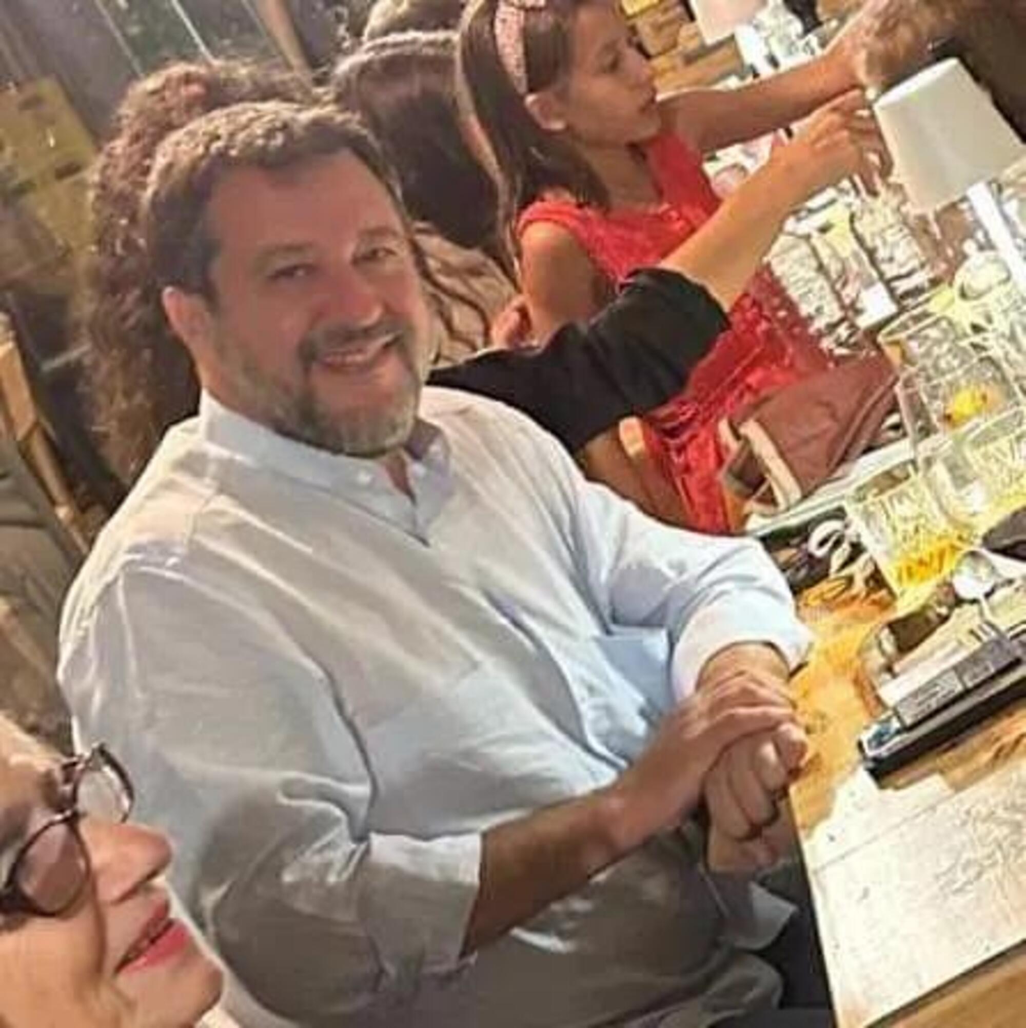 Meloni e Salvini a cena da Bolghieri