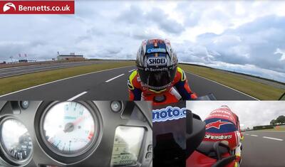 Hey, ma quello &egrave; John McGuinness su una VFR 800!