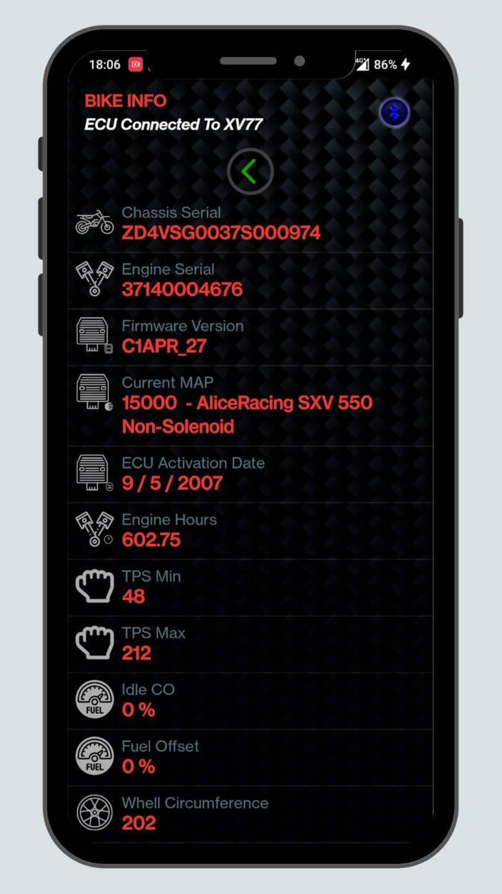 XV 77 ECU INTERFACE App dedicata APRILIA SXV RXV (3)