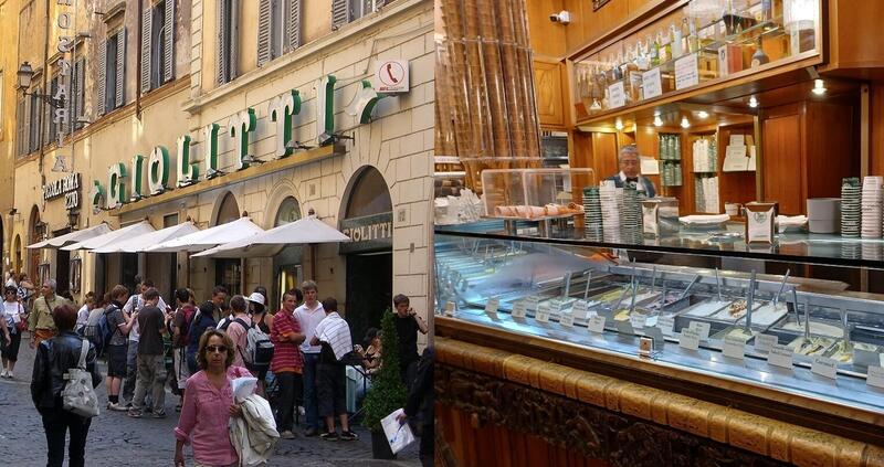 Siamo Andati A Mangiare Allantica Gelateria Giolitti A Roma Buono Il Gelato Non Il Migliore