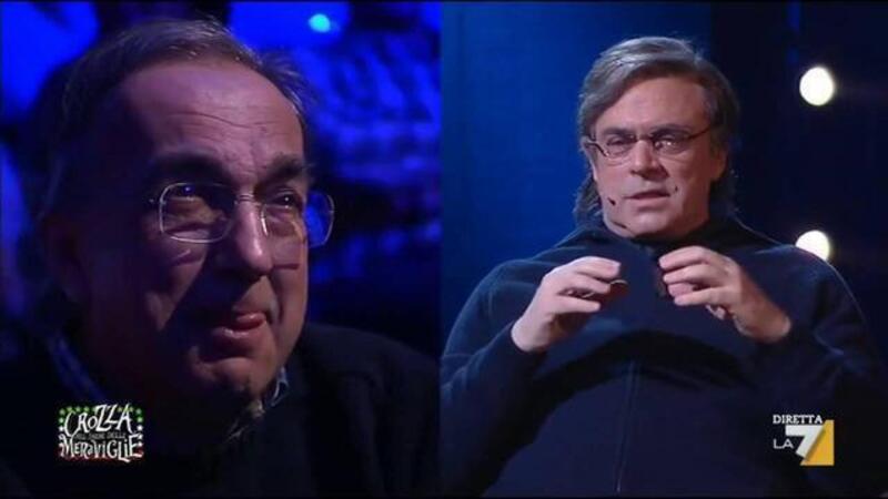 Ricordando Sergio Marchionne: la presentazione dell&#039;Alfa Romeo Giulia (con Maurizio Crozza)