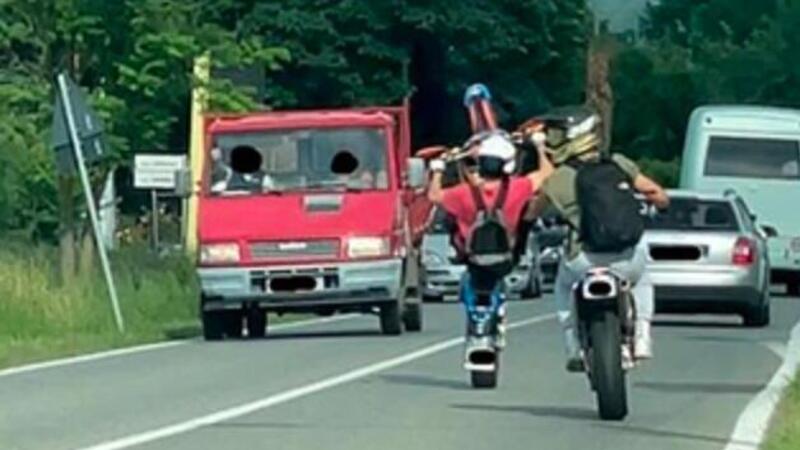 Alessandria. Impennate sulla statale del Turchino: beccati dalla Polizia