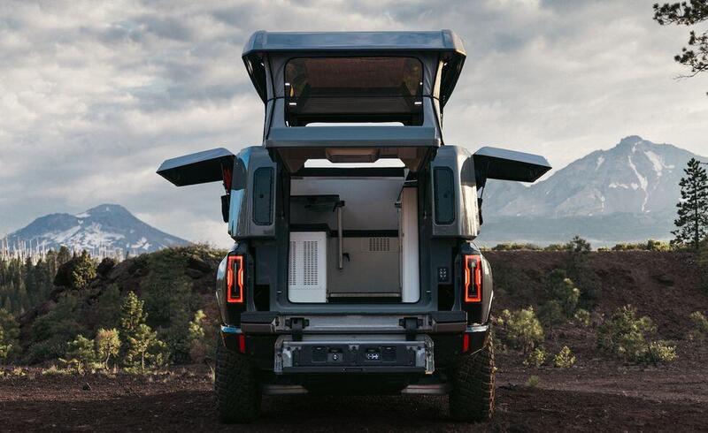 L&#039;interno dell&#039;Hummer EV EarthCruiser