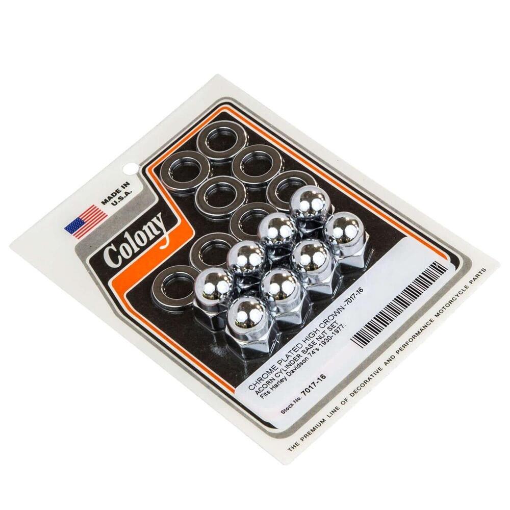 Dadi base cilindri a punta tonda per Panhead dal 1 