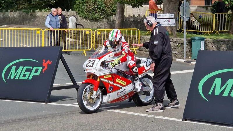 Stefano Bonetti di nuovo in gara al Manx GP!