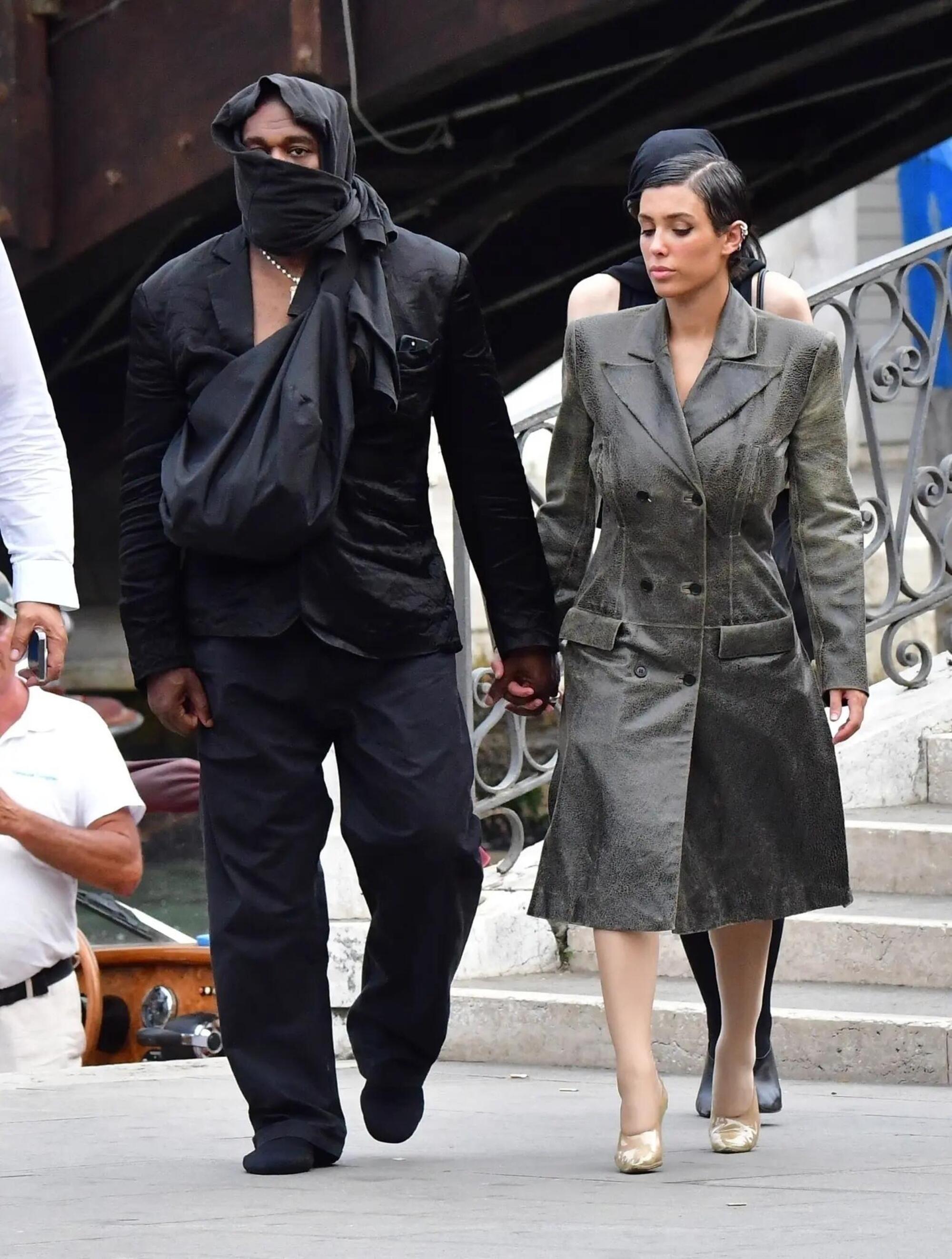 Kanye West e Bianca Censori a Venezia