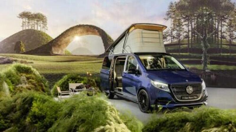 Mercedes: il nuovo Classe V camper Marco Polo al Salone di Dusseldorf