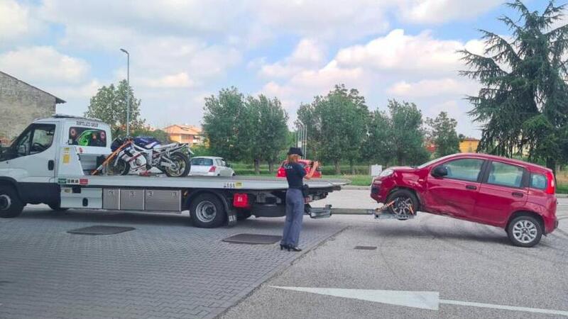 Vigasio. Motociclista 32enne muore in un incidente frontale con una vettura 