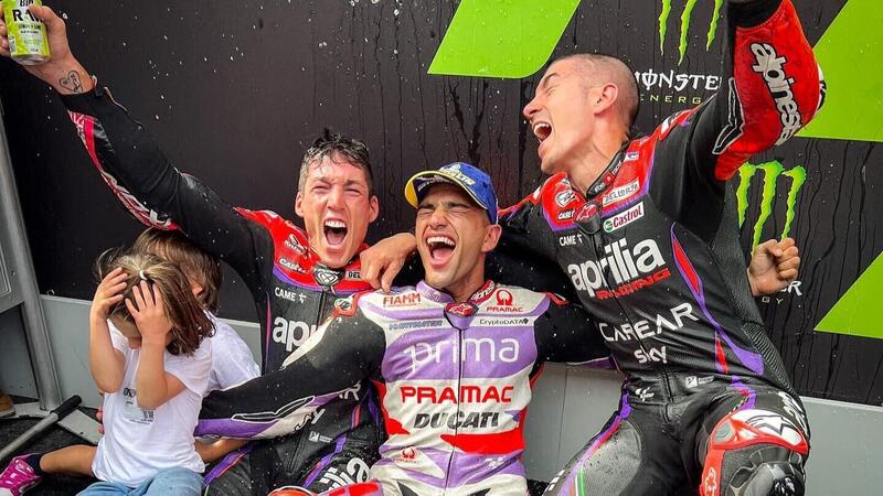 MotoGP 2023. GP di Catalogna. Aleix Espargaro e Maverick Vinales fanno la storia: grande Aprilia