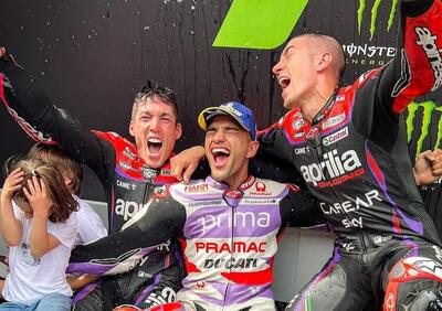 MotoGP 2023. GP di Catalogna. Aleix Espargaro e Maverick Vinales fanno la storia: grande Aprilia