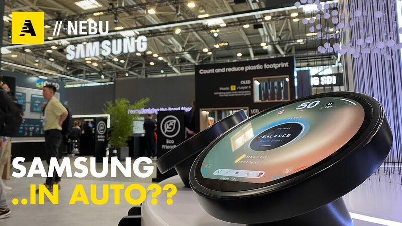 Samsung: lo showcase a Monaco delle nuove tecnologie per le elettriche [VIDEO]