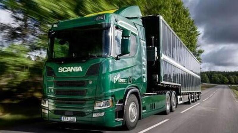 Scania: il primo TIR a energia solare &egrave; in prova 