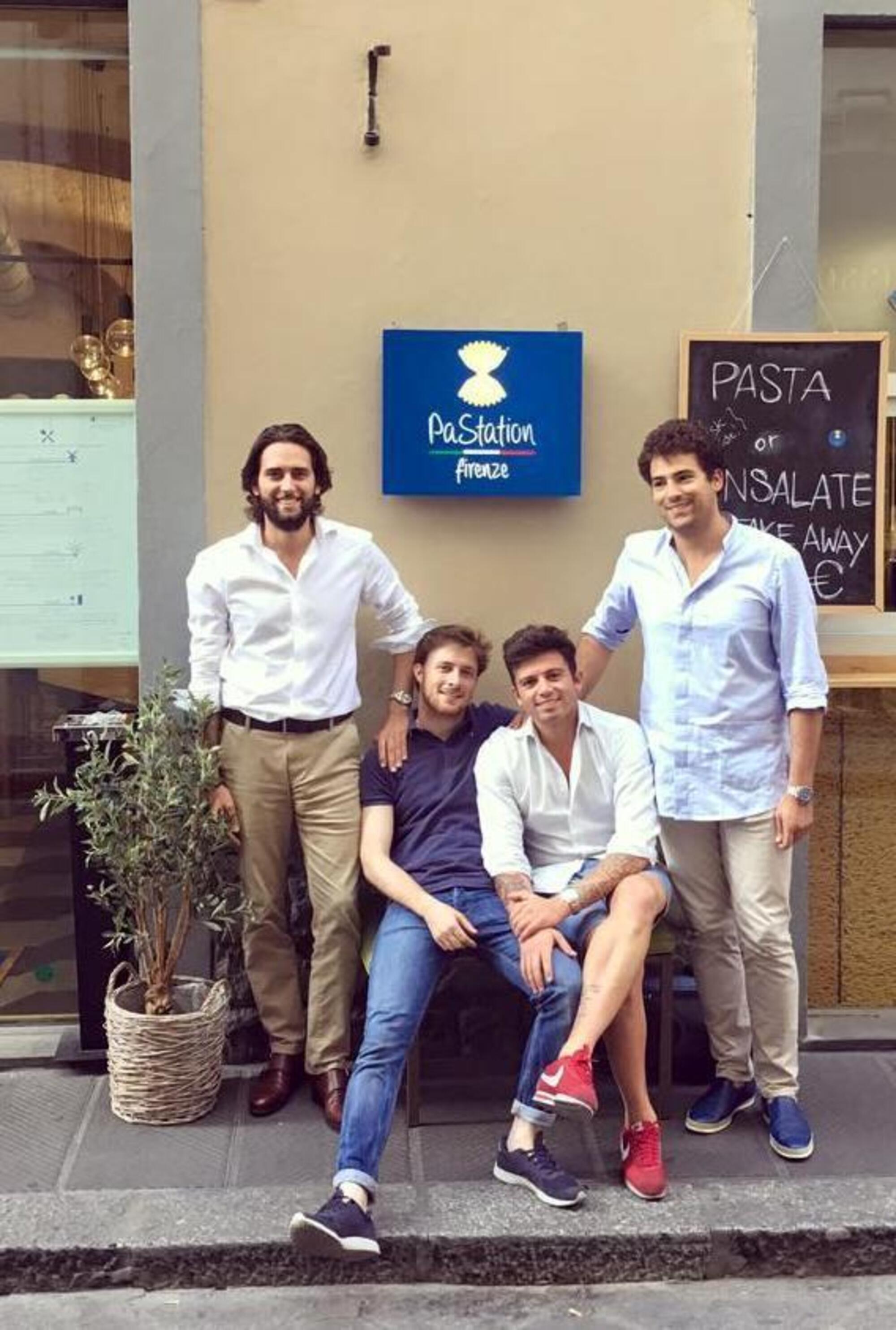 Da destra: Tommaso Verdini, Lorenzo Fossi, Aldo Gucci e Alessandro Selvitella di PaStation