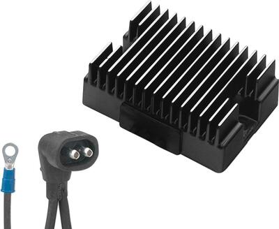 Regolatore di tensione Accel nero per Softail dal