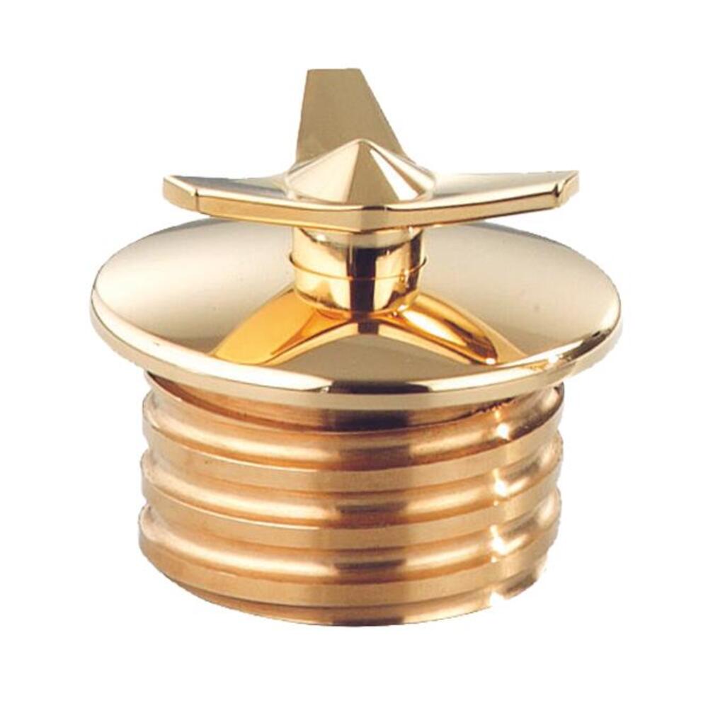 Tappo benzina Kustom Tech Spinner ventilato ottone 