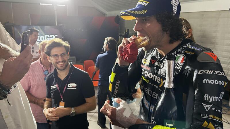 MotoGP 2023. GP di San Marino. Marco Bezzecchi e gli scherzi con Pecco Bagnaia: &quot;Nessuna recita, siamo cos&igrave;&quot;