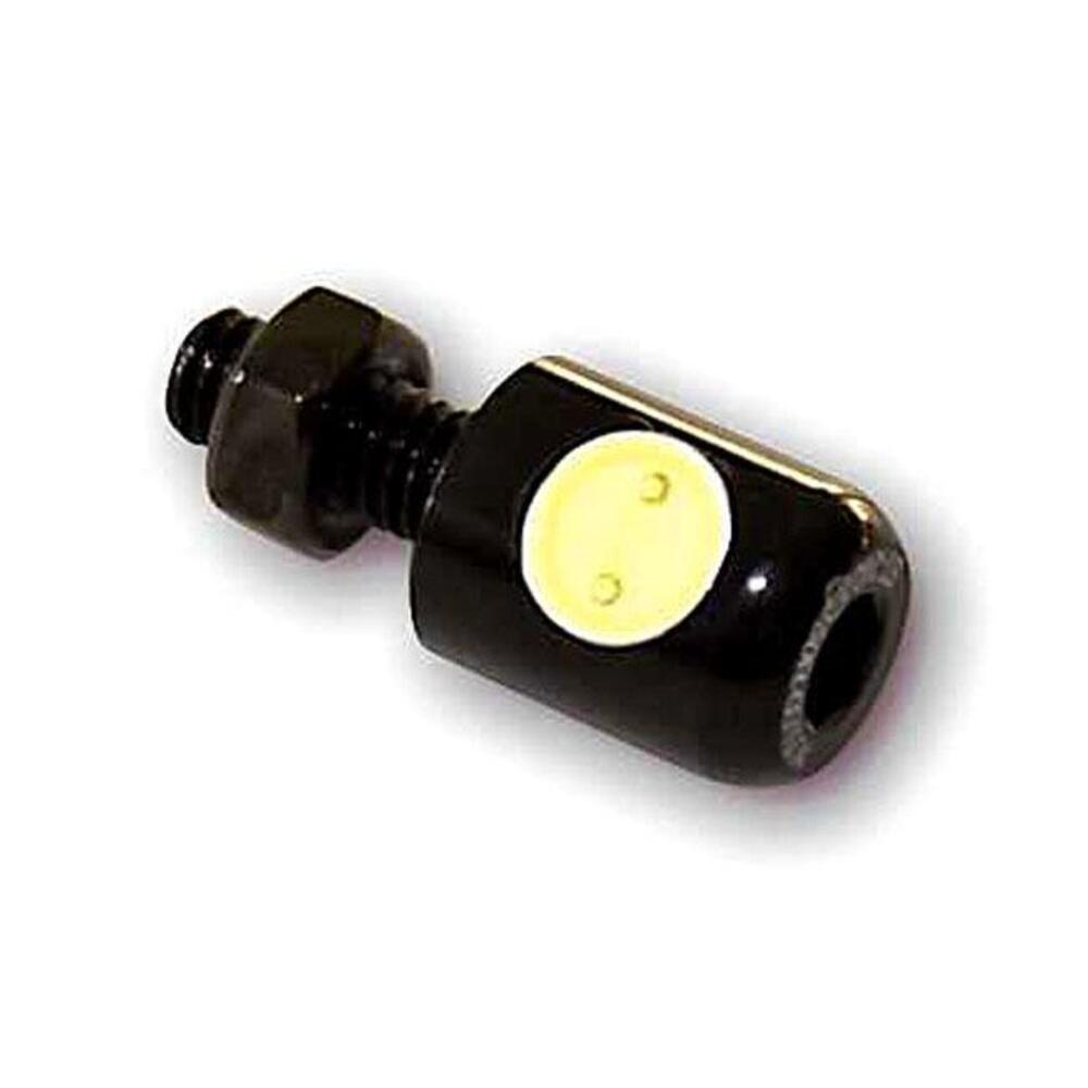 Luce targa LED nera Hagler omologata Custom Chrome 