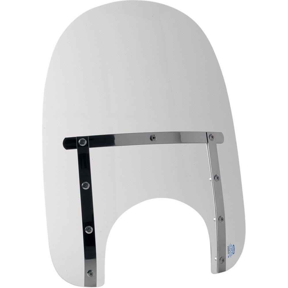 Parabrezza Memphis Slim alto 43 cm trasparente per 