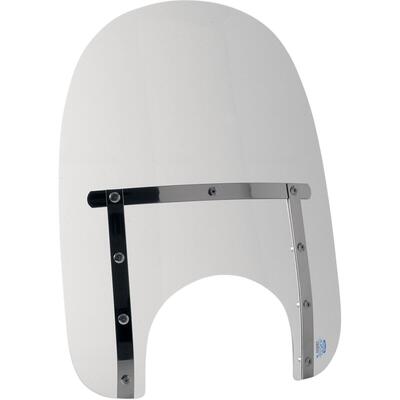 Parabrezza Memphis Slim alto 43 cm trasparente per 