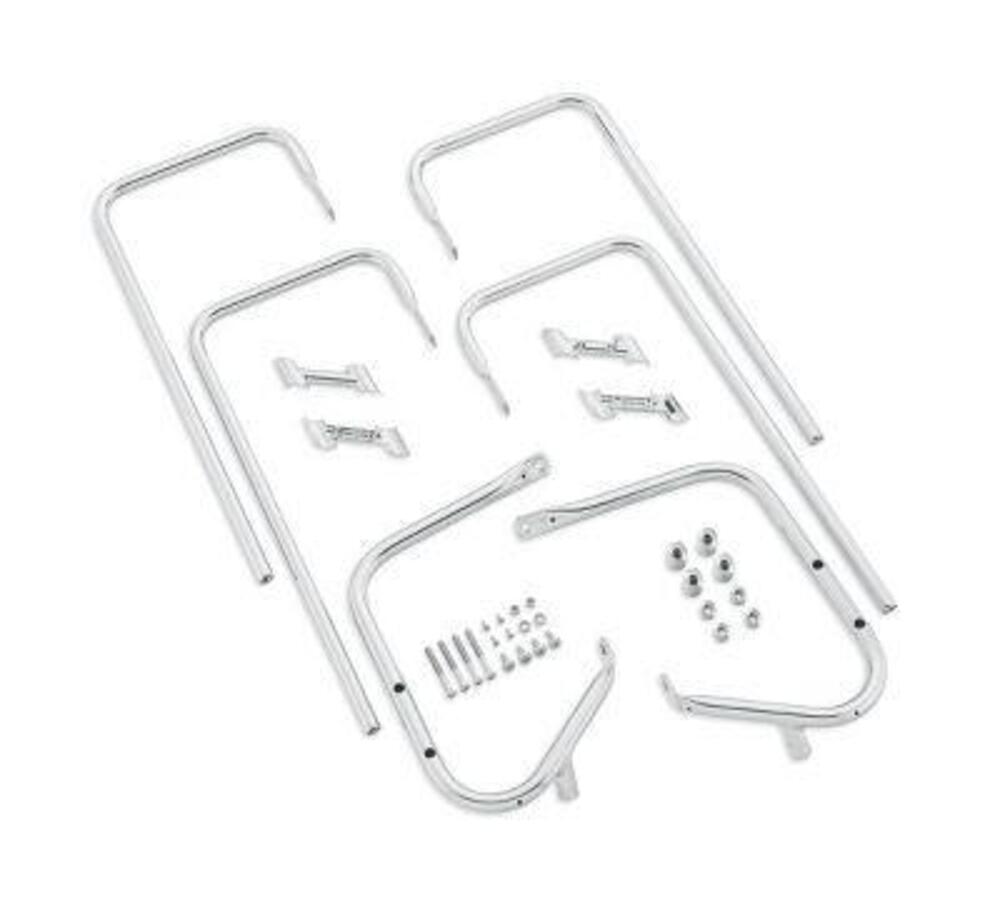 Kit completo protezioni cromate borse rigide per E 