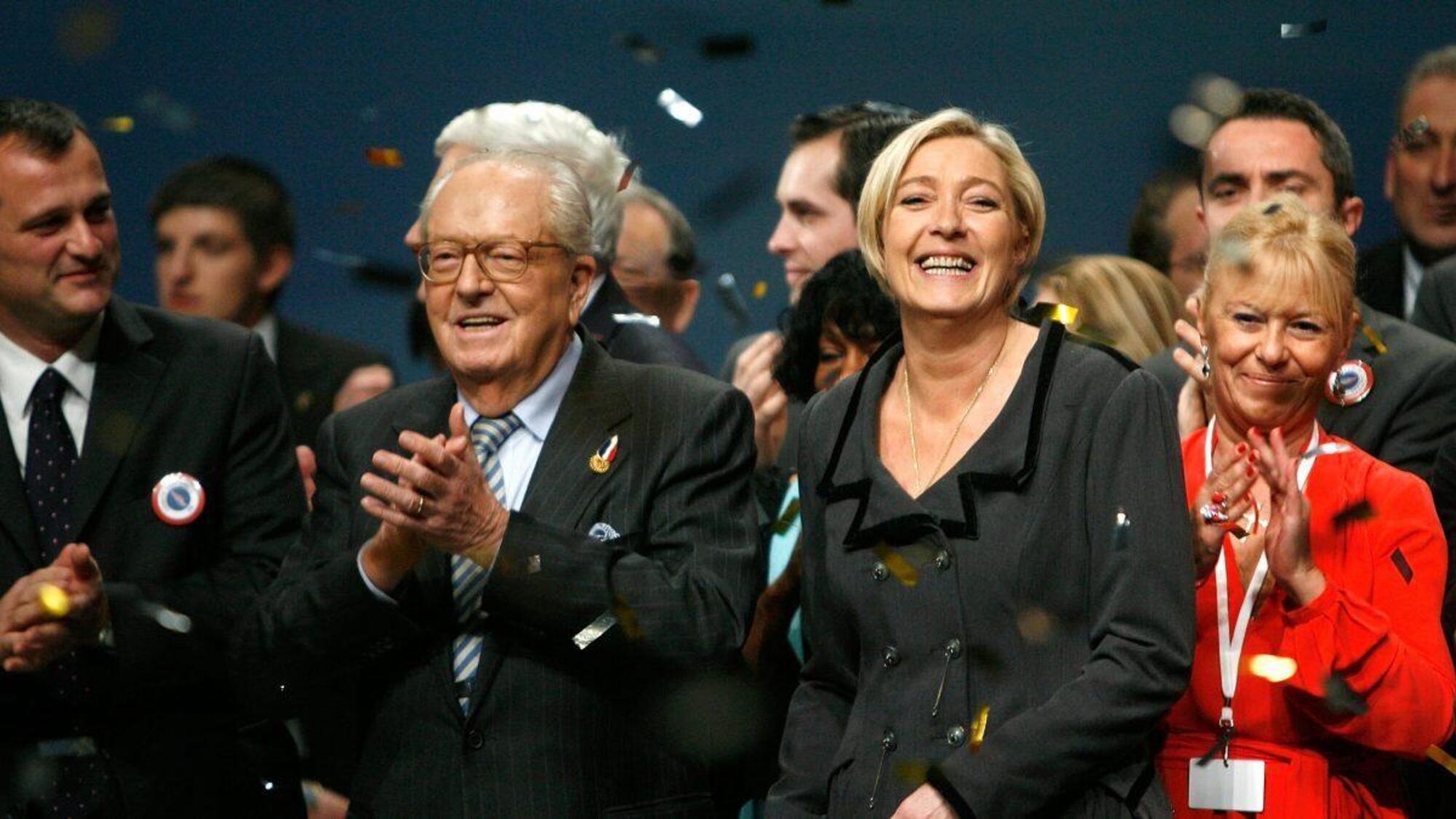 Jean-Marie Le Pen e Marine Le Pen