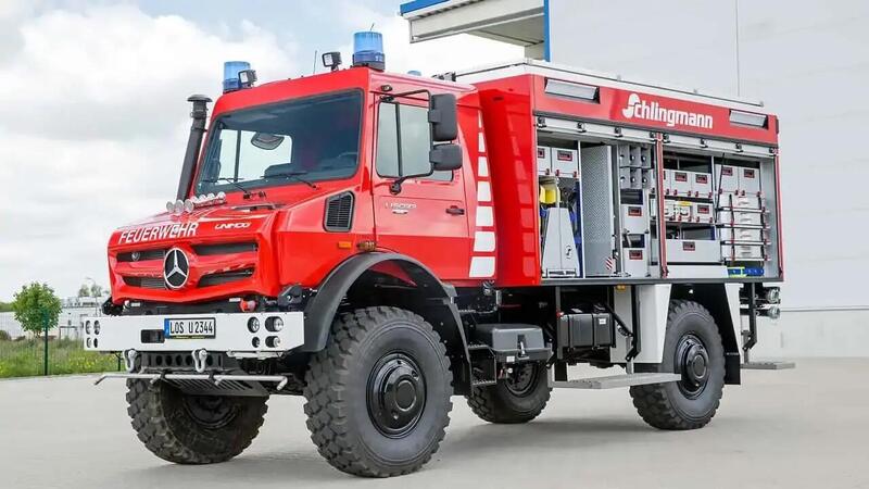 Mercedes, l&#039;Unimog dei pompieri