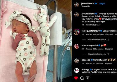 MotoGP 2023. Jack Miller è diventato papà!