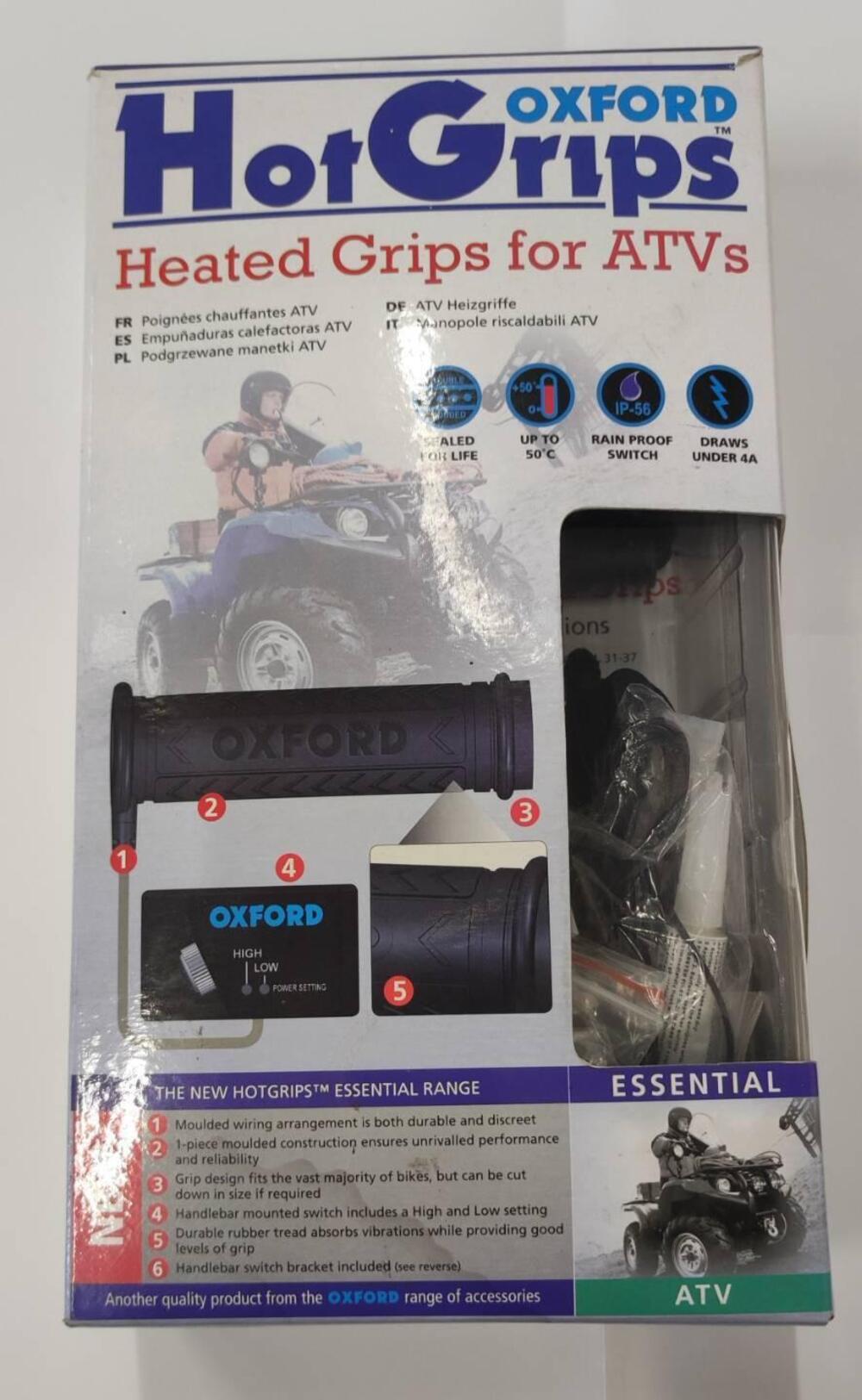 Manopole riscaldanti ATV Oxford