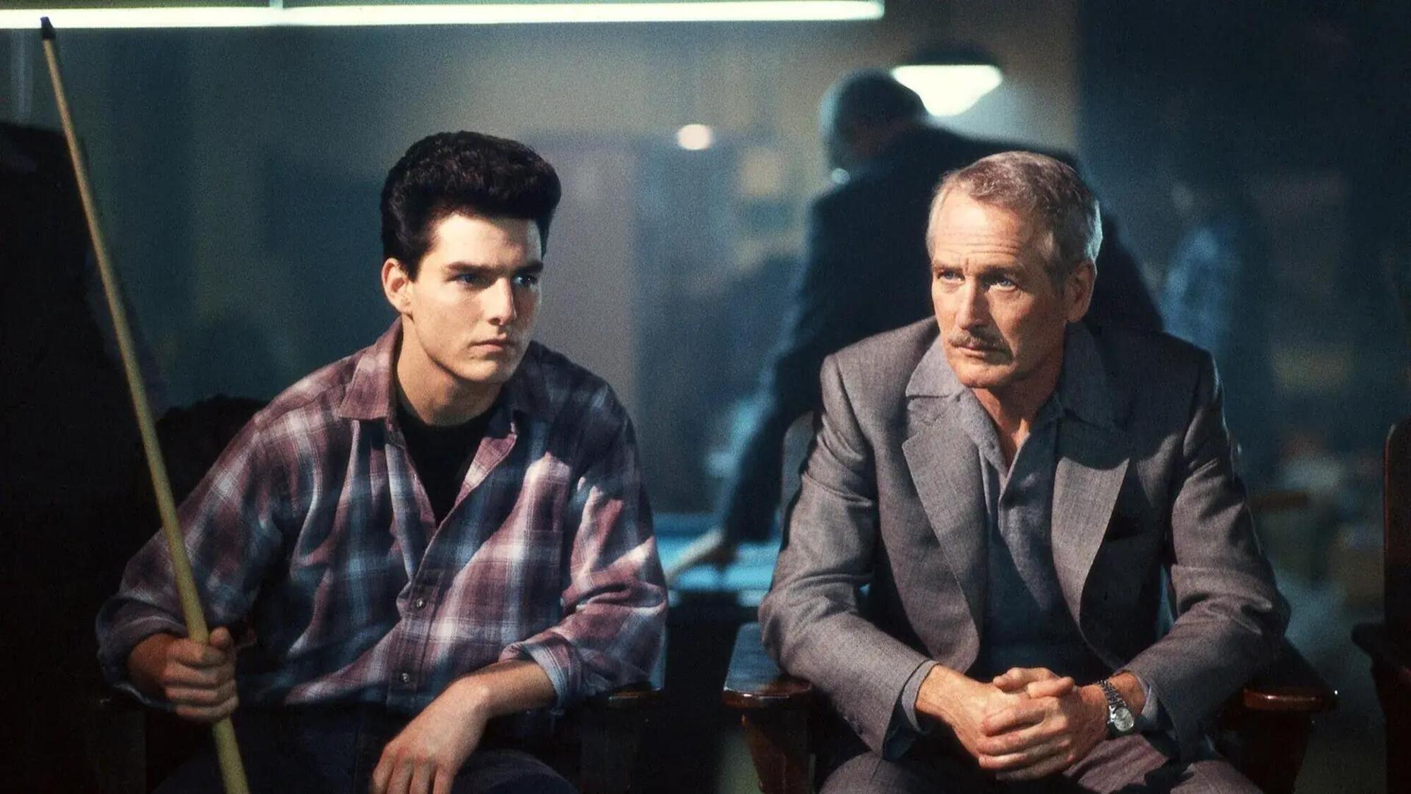 Tom Cruise e Paul Newman