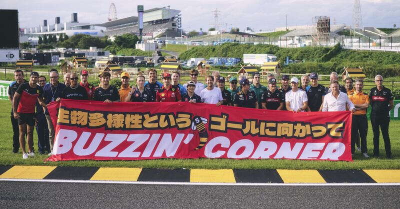 F1. Vettel a Suzuka per il suo nuovo progetto &quot;Buzzin&#039; Corner&quot;