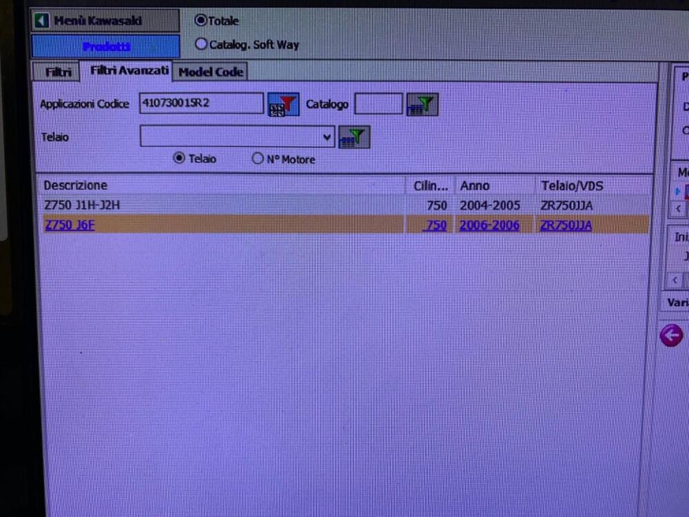 Cerchio anteriore Kawasaki z750 04/06 (2)