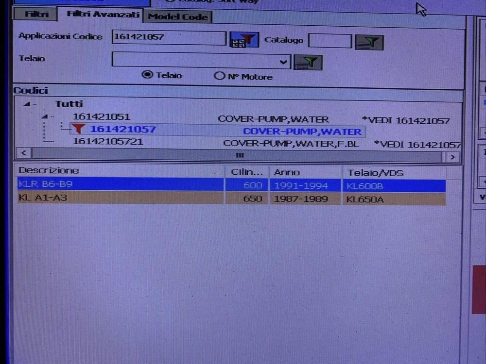 Coperchio Pompa Acqua Kawasaki Klr600/650 16142-10 (2)