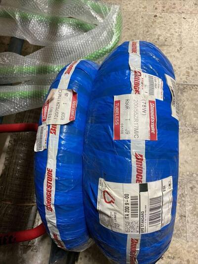 Coppia Pneumatici Gomma Bridgestone Kawasaki Ninja