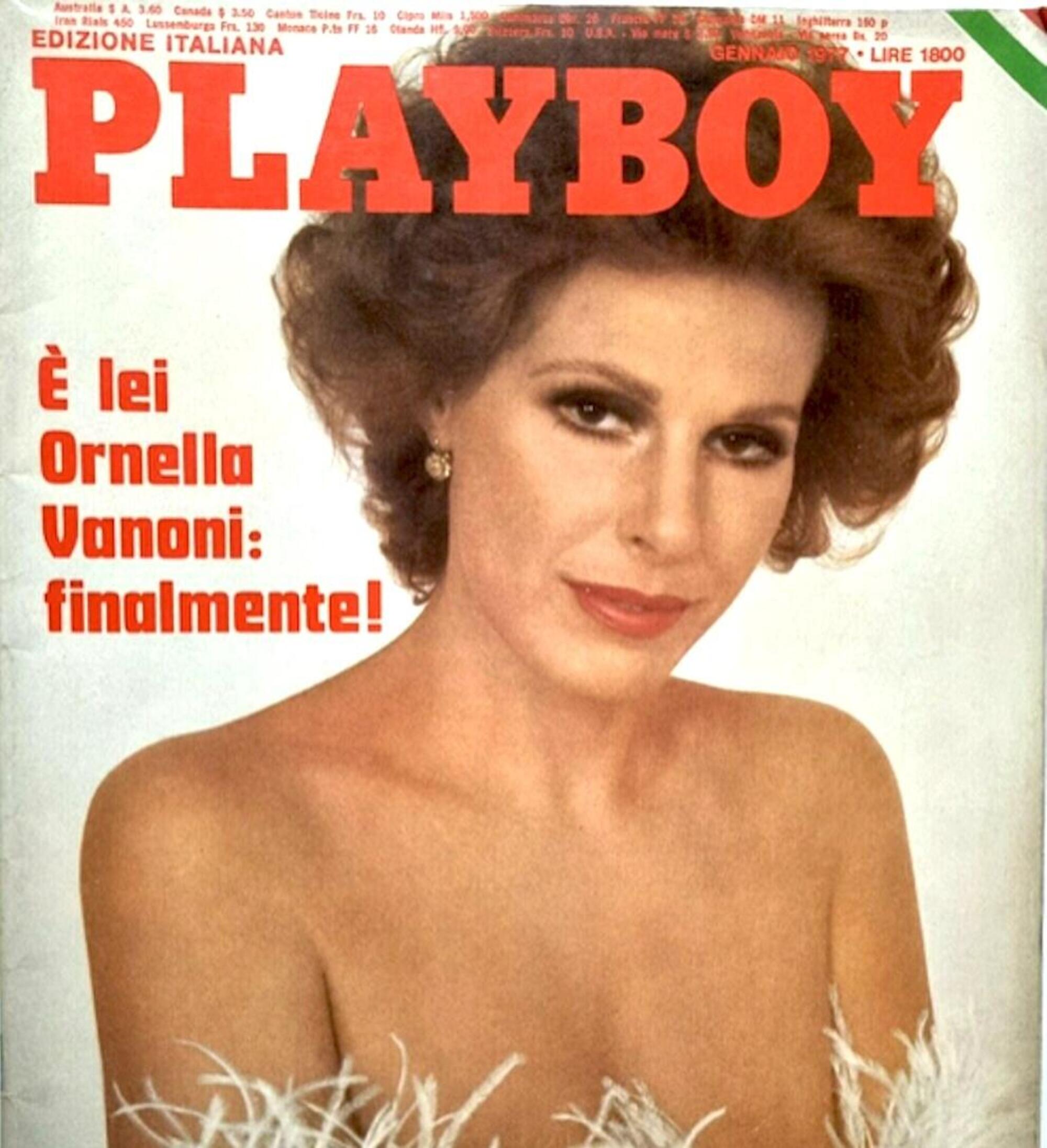 Ornella Vanoni in copertina su Playboy