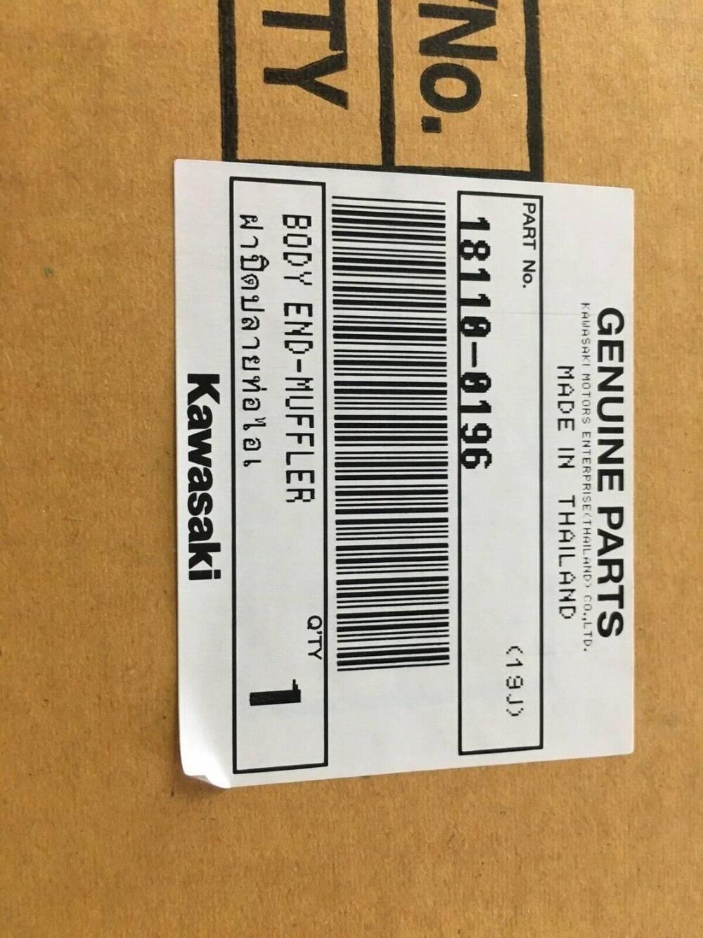 Fondello Marmitta Kawasaki Z900 2017/2019 (2)