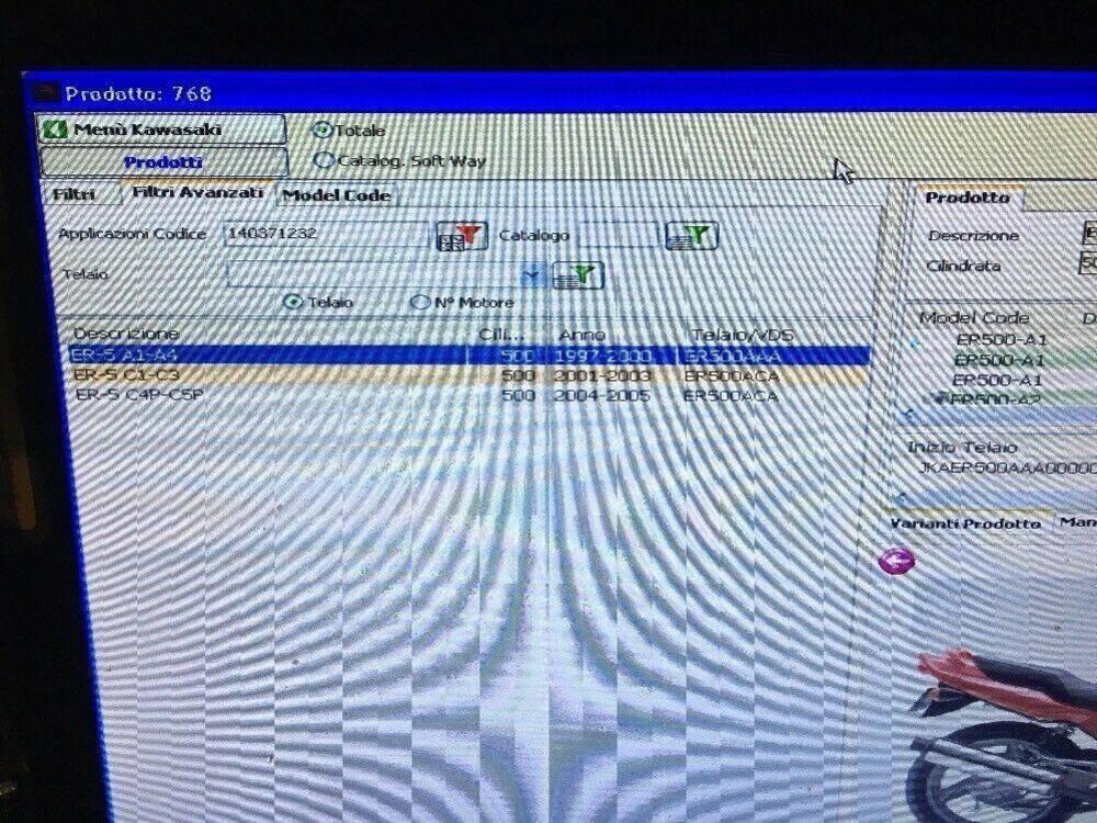 Griglia Radiatore Kawasaki Er500 07-05