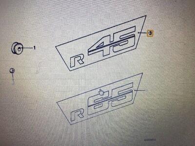 Stock Adesivi R45 Bmw