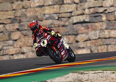 SBK 2023. GP Aragon. Alvaro Bautista è il più veloce nelle libere al Motorland