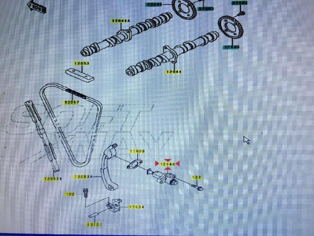 Tenditore Tendi Catena Distribuzione Kawasaki Zzr6 (2)